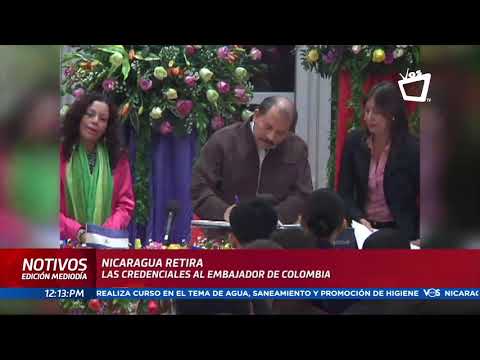 Nicaragua retira las credenciales al embajador de Colombia