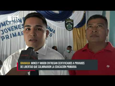 49 presos culminaron su sexto grado en Granada - Nicaragua