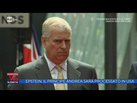 Caso Epstein: il principe Andrea sarà processato -  La vita in diretta 12/01/2022