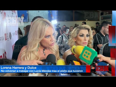 LORENA HERRERA Y DULCE HARTAS DE LUCÍA MÉNDEZ    no volverían a trabajar con ella nunca