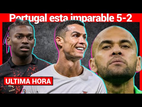 Portugal sigue invicto y Cristiano lo celebra, Dani Alves en una difícil situacion no paga 1 millón