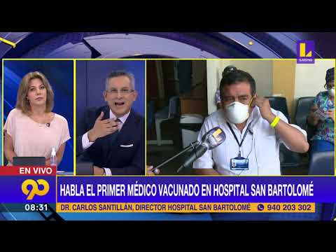 ? Testimonio del primer médico vacunado en hospital San Bartolomé | Latina Noticias