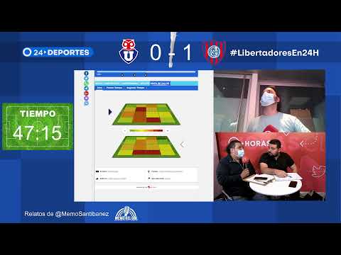 #LibertadoresEn24H | San Lorenzo vs Universidad de Chile - 1er tiempo