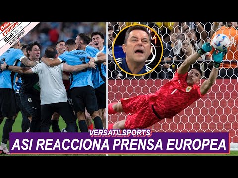 ASI REACCIONA PRENSA EUROPEA a VICTORIA de URUGUAY vs BRASIL ELIMINADO COPA AMERICA 2024