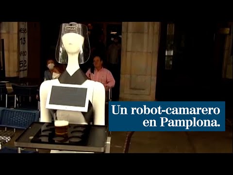 Un bar compra un camarero-robot para servir las mesas en tiempos de coronavirus