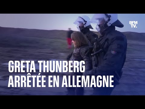 Greta Thunberg arrêtée par la police allemande lors d’une manifestation