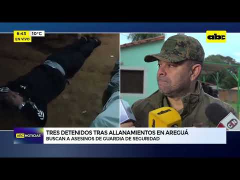 Detenidos tras allanamientos en Areguá