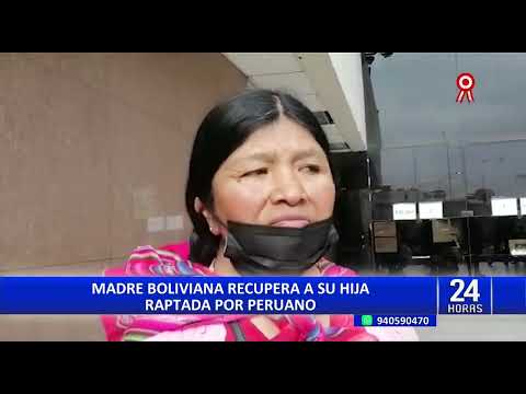 Policía rescata a menor boliviana que fue captada por peruano de 20 años