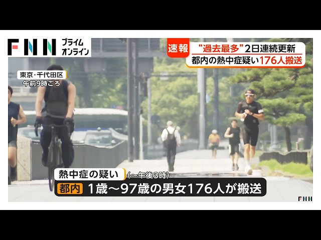 Image of Japan Swelters as Tokyo Heatstroke Cases Hit Record Pace