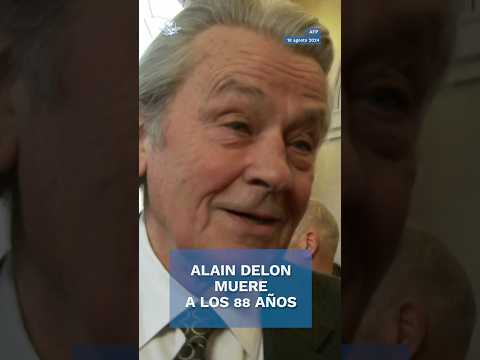 Muere Alain Delon, ícono del cine francés, a los 88 años #shorts