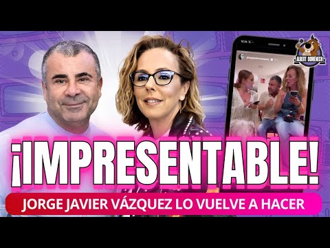 INACEPTABLE Jorge Javier: el vídeo de la VERGÜENZA con Rocío Carrasco contra Olga Moreno
