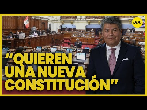 “Si quieren una constitución no necesitan una Asamblea Constituyente” menciona Luciano López
