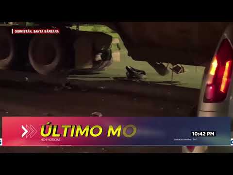 Hombre muere en fatal accidente vial en Quimistán, Santa Bárbara