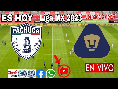 Pachuca vs. Pumas en vivo, donde ver, a que hora juega Pachuca vs. Pumas Liga MX 2023