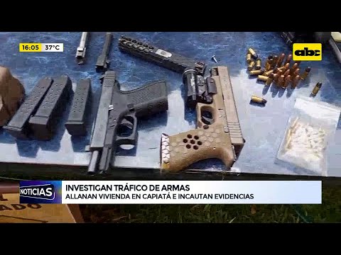 Investigan tráfico de armas: allanan vivienda en Capiatá e incautan evidencias