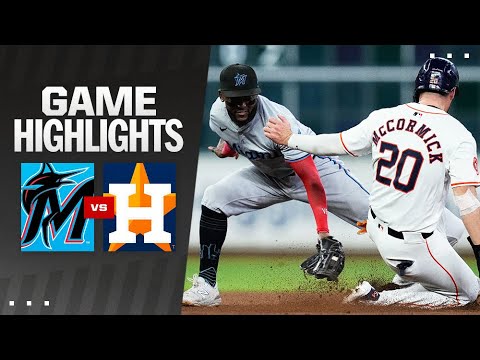 Marlins vs. Astros Game Highlights (7/9/24) | MLB Highlights