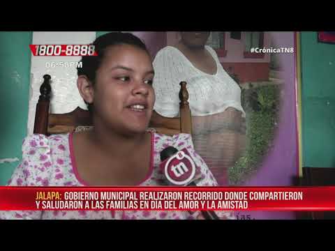 Familias en Jalapa reciben muestras de cariño por el Amor y la Amistad – Nicaragua