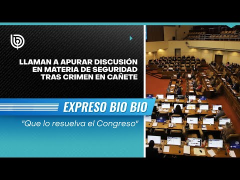 Que lo resuelva el Congreso: Llaman a apurar debate en materia de seguridad tras crimen en Cañete