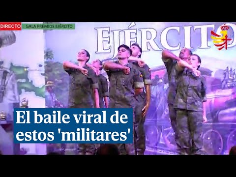 El baile viral de estos 'militares' en los Premios Ejército 2023