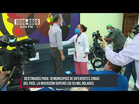 Nicaragua distribuirá equipos de rehabilitación en 18 municipios