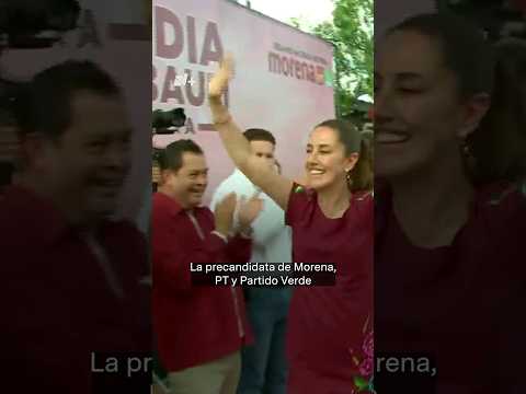 Claudia Sheinbaum olvida nombre de programa de AMLO - Las Mangas del Chaleco #Shorts