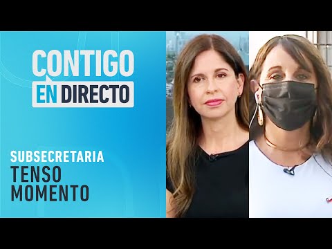 ME EXTRAÑA: El tenso momento entre Karina Álvarez y Subsecretaria Gómez - Contigo en Directo