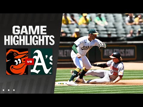 Orioles vs. As Game Highlights (7/7/24) | MLB Highlights