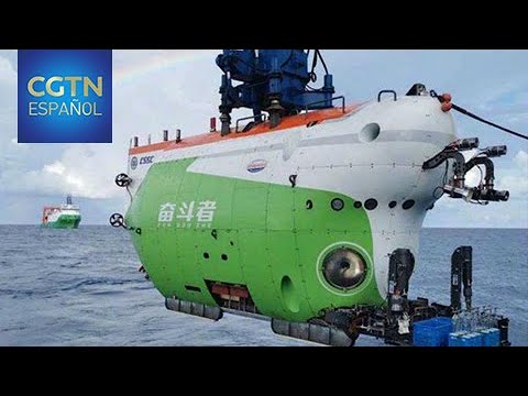 El sumergible chino Fendouzhe lanza una expedición científica en la Fosa de las Marianas