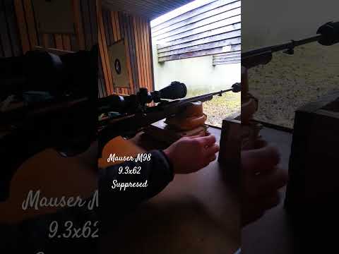 no boom at all⚡suppressed 9.3x62 M98 #hunting