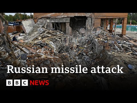 Ukraine death toll rises to more than 50 after Russian missile attack | BBC News
