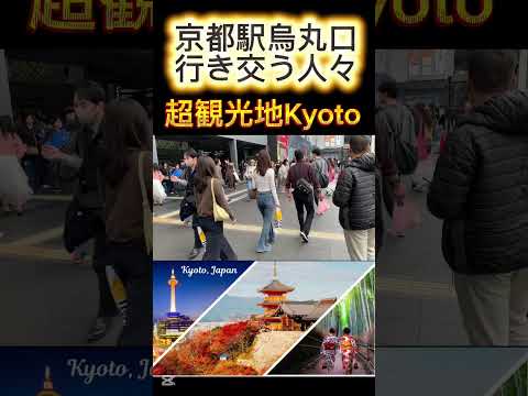 【超観光地!京都駅烏丸口を行き交う世界中の旅人】(鈴木ショート411) #京都駅 #烏丸 #kyoto
