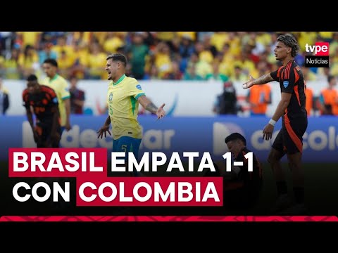 Colombia gana el Grupo D y deja segundo a Brasil, que se cruzará con Uruguay