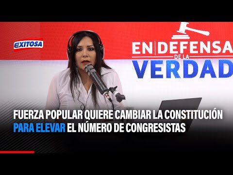 García: Fuerza Popular quiere cambiar la Constitución para elevar el número de congresistas