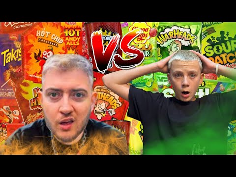 NEJPÁLIVĚJŠÍ vs NEJKYSELEJŠÍ SNACKY NA SVĚTĚ⁉️( s @CharliesFactory @Pimpscz )