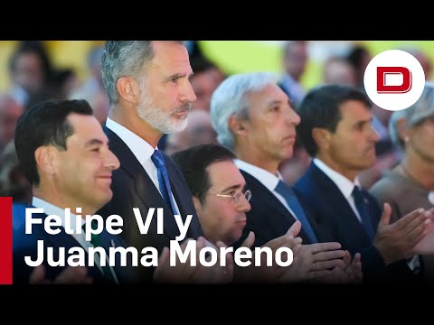 Felipe VI y Juanma Moreno participan en el V aniversario de la circunnavegación