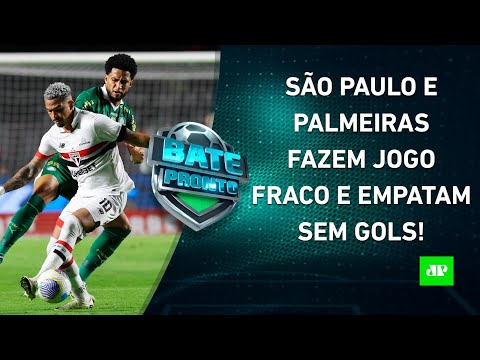 São Paulo e Palmeiras EMPATAM; Gabigol consegue EFEITO SUSPENSIVO e pode JOGAR no Fla | BATE-PRONTO