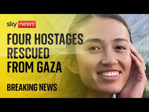 Israel rescues four hostages from Gaza 'in good medical condition'