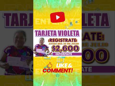 ¿LA TARJETA VIOLETA ESTA DISPONIBLE EN CDMX?  | AQUÍ TODOS LOS DETALLES