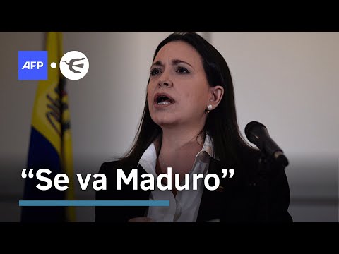 La opositora venezolana Machado niega tener planes de exilio