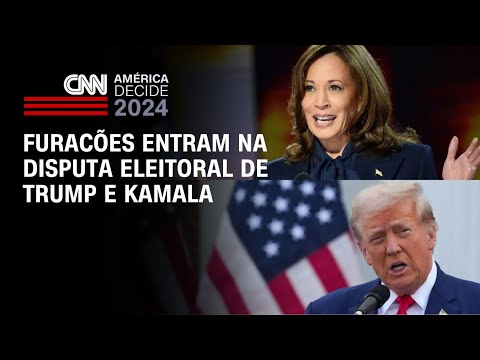 Furacões entram na disputa eleitoral de Trump e Kamala | WW