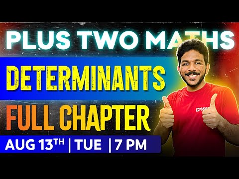 Plus Two Maths | Determinants | Oneshot | Exam Winner Plus Two