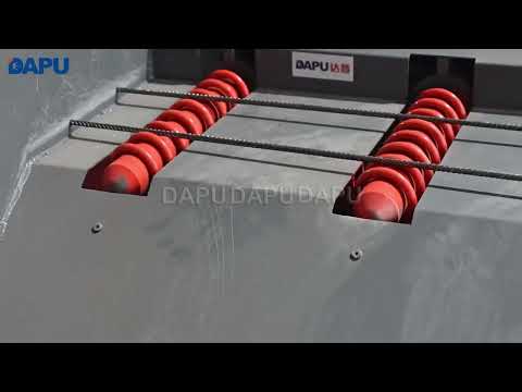 GT6 12H  Wire straightening and cutting machine With spiral discharge