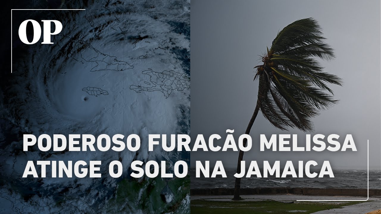 Poderoso furacão Melissa atinge o solo na Jamaica e provoca tempestade mais forte do país no século  TV Online Poderoso furacão Melissa atinge o solo na Jamaica e provoca tempestade mais forte do país no século