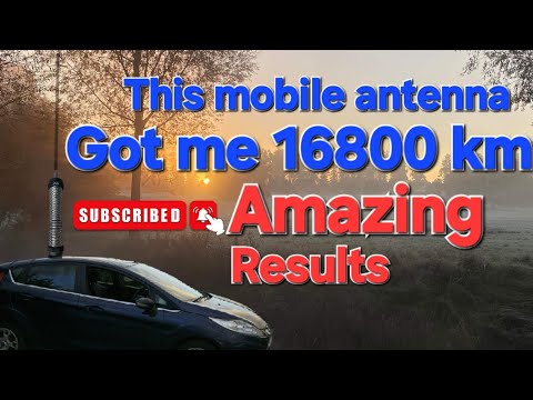 This mobile antenna got me 16738 km