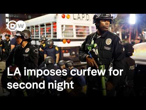 LA update: Curfew likely to be renewed amid isolated arrests, while Marines on standby | DW News