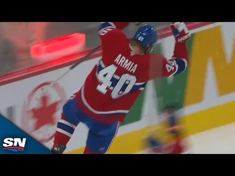 Canadiens Joel Armia Teams Up With Jake Evans For Short-Handed Goal vs. Flames