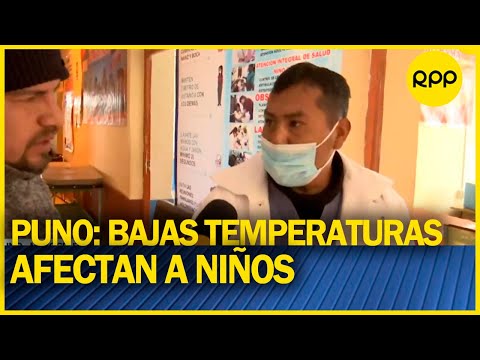 Bajas temperaturas en Puno: niños son afectados por enfermedades respiratorias