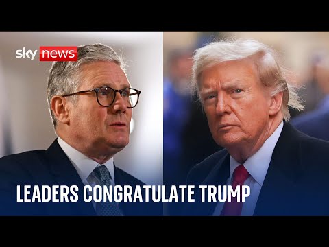 Sir Keir Starmer congratulates Donald Trump on victory - as Volodymyr Zelenskyy hails 'strong' US