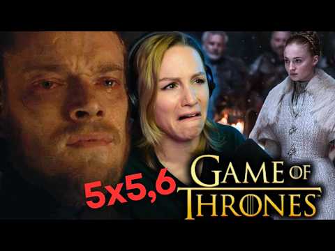 DON’T TOUCH HER, YOU BASTARD! 😡  Game of Thrones 5x5,6 FIRST TIME REACTION!!