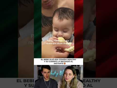 Intenta hacer una receta viral para su bebé y la reacción de asco es única 😂🥦